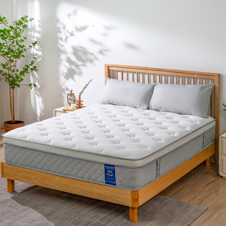 Pillow Top Plush Hybrid Mattress In a Box